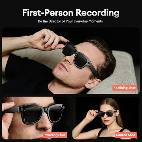 1080P HD AI Smart Camera Glasses - Image 3