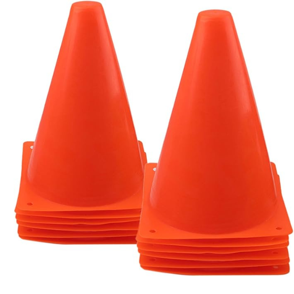 7 Inch Plastic Traffic Cones