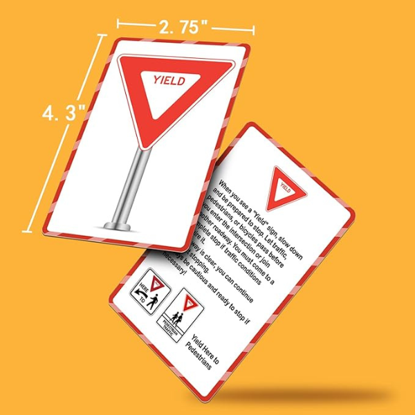 100 Road Sign Flash Cards - Image 4